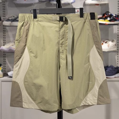 李宁男子短裤防泼水运动短裤