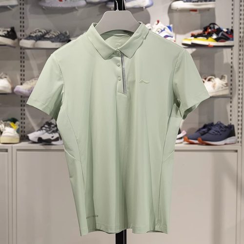 李宁短袖POLO衫凉爽舒适透气