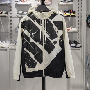 李宁运动风衣2023春季 反伍BADFIVE宽松休闲连帽外套AFDT059 新品