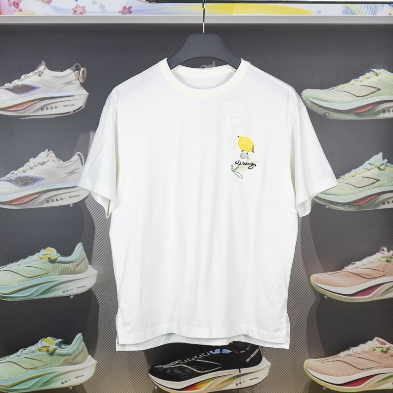 李宁短袖女子纯棉透气T恤