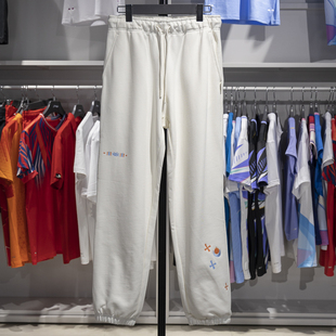 宽松束脚针织运动长裤 新款 AKLT676 女士2023秋季 中国李宁卫裤