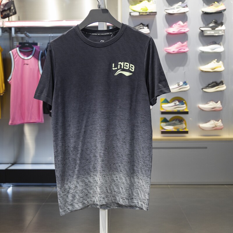 李宁短袖男子舒适透气T恤