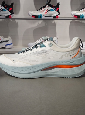 李宁2024秋季SOFT GO MAX男子反光轻量高回弹潮流休闲鞋AGLU037