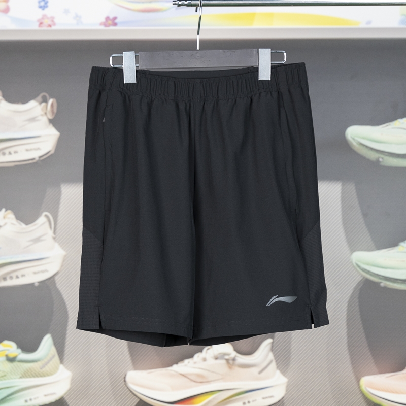 李宁男子短裤速干凉爽运动裤