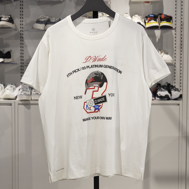 李宁短袖男子宽松短袖文化衫