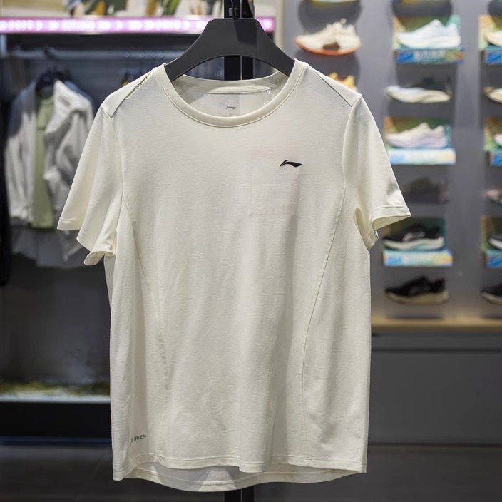 李宁短袖女子冰感舒适短袖T恤