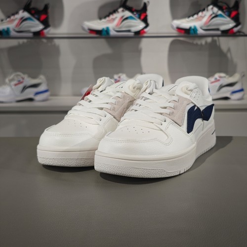 李宁系带男子板鞋低帮休闲鞋