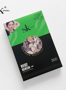 SK8259果然翘魔力钢丝面膜丝袜女30D微透春秋提臀高腰收腹美腿袜