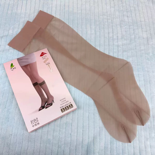永春中筒袜小腿袜带脚跟不下滑薄