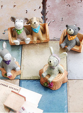 zakka仰望星空树脂蘑菇椅子摆件