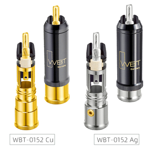 WBT-0152AG镀金RCA插头莲花头音箱功放莲花插座音频信号接头