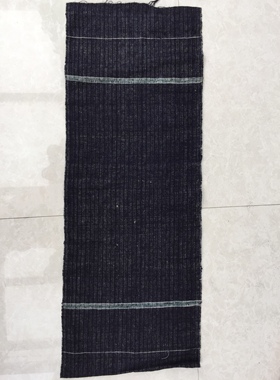 江南 老土布 粗布 DIY 手工布料 纯棉手织布料 经典 头巾#15