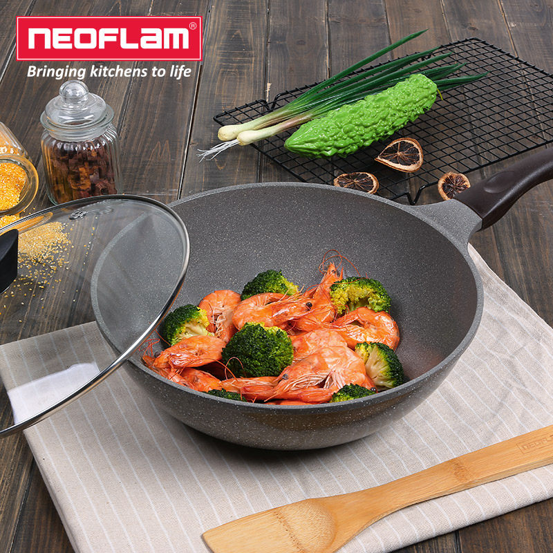 Neoflam the republic of korea Maifanite Nonstick Wok quality goods ceramics non-stick cookware Flat bottom Electromagnetic furnace Gas currencyin the Kitchen/Cooking utensils , Cooking utensils , Cookware/Pot/Kettle , Wok  category - from Buy2taobao.com to provide professional Taobao agent buy service