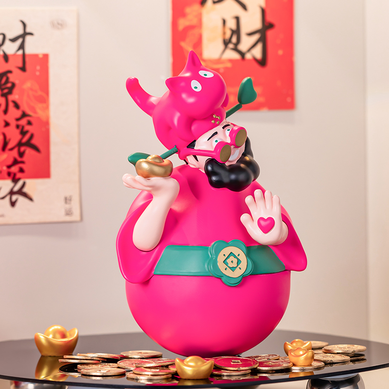 财神爷摆件招财桌面装饰品