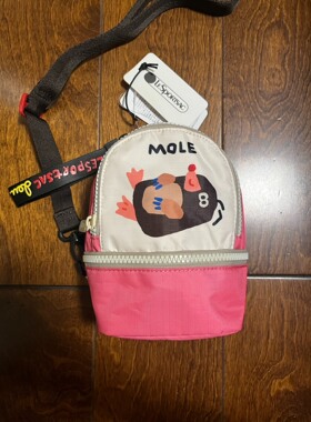 逗鸭联名mole胸包单肩包斜挎包，童年回忆~