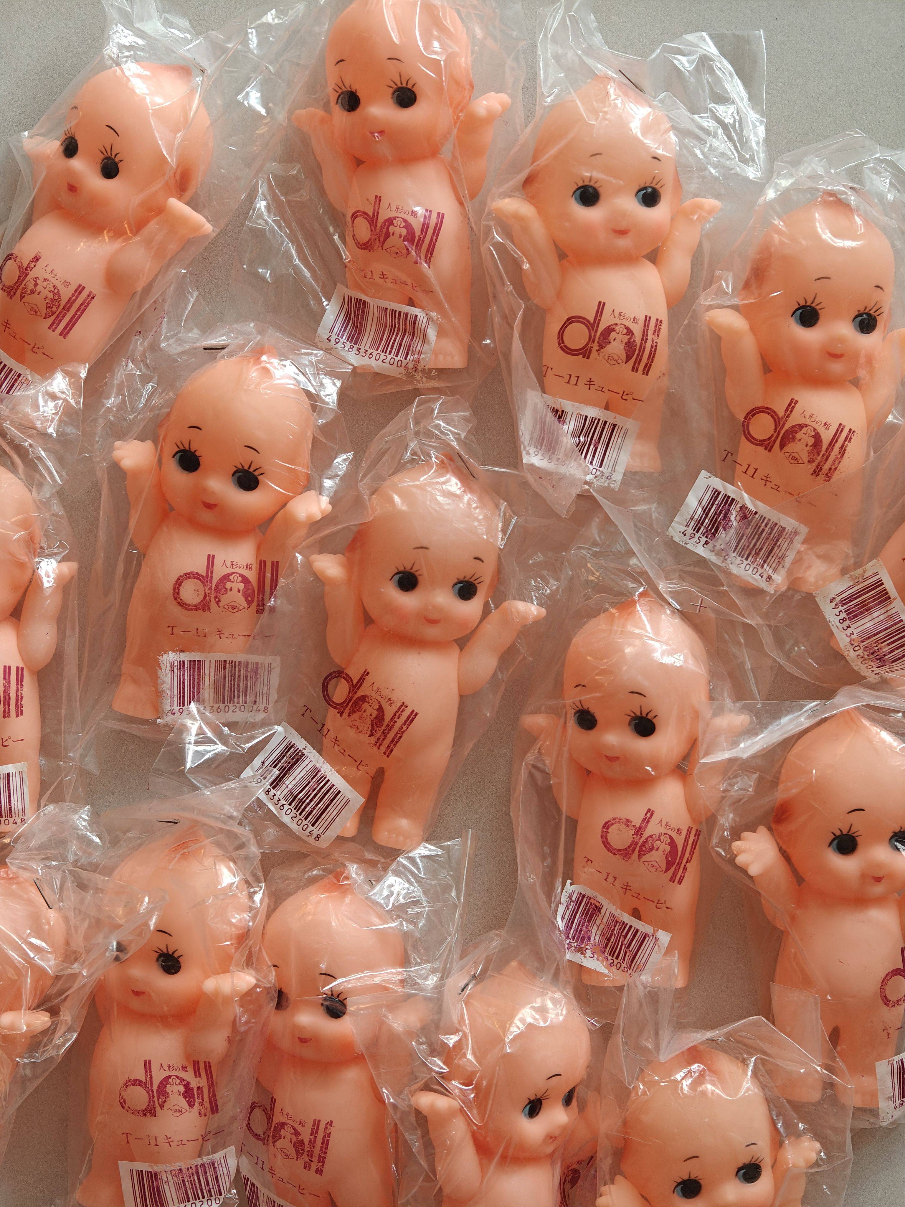 现货日本中古玩具丘比娃娃摆件手BJD/SJD/胶皮
