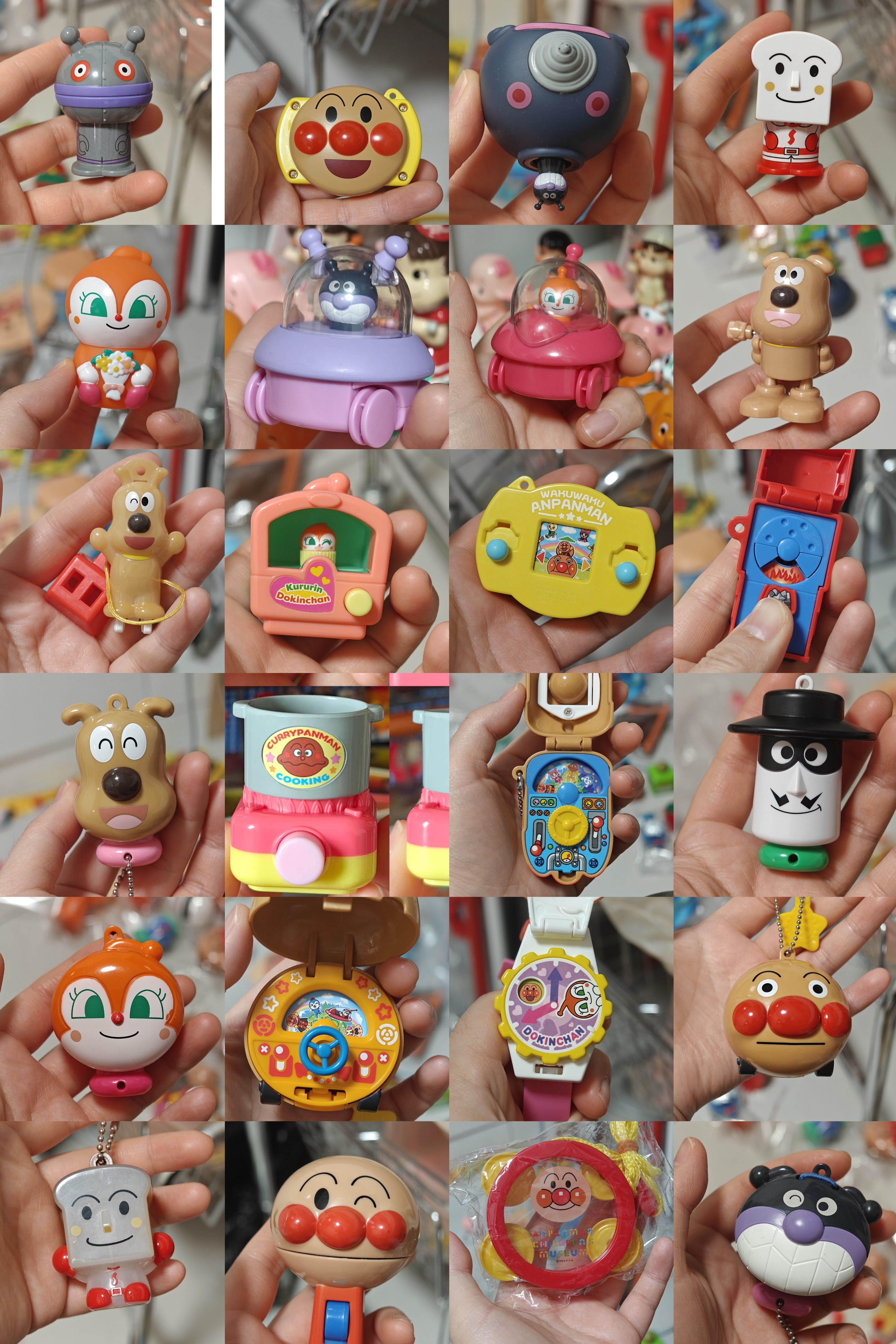 现货日本中古玩具面包超人红妹吐司细菌电话手环烤箱游戏机小玩具