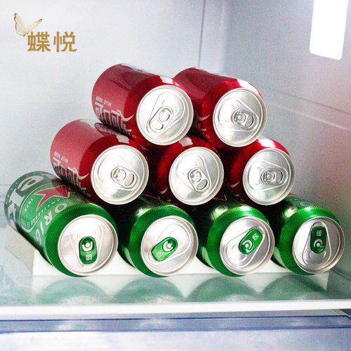 冰箱饮料啤酒易拉罐收纳架