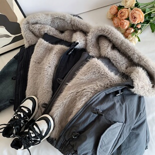 男童棉服加绒加厚冬季2025新款儿童洋气羽绒棉衣小男孩保暖派克服