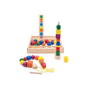 序列对应串塔多形套合塔幼儿早教园儿童形状颜色配对手眼协调玩具