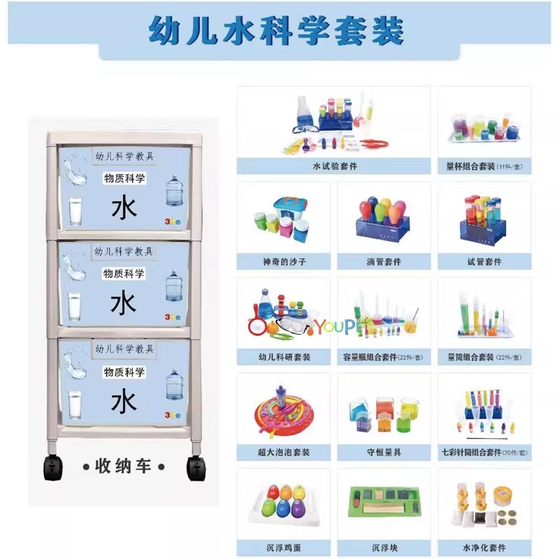 幼儿园科学实验器材套装水科学热磁学光学生命科学声学数学科学