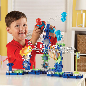 齿轮游戏-太空幼儿早教园儿童益智主题建构积木拼搭 创意动力组