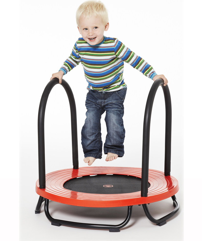 丹麦宝宝蹦床 幼儿早教园儿童扶手蹦蹦床弹跳床平衡弹跳训练