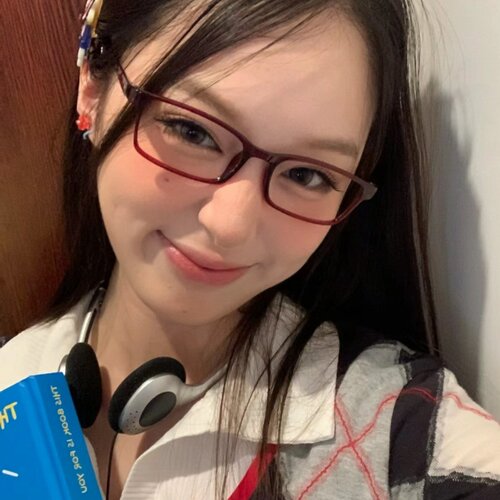 韩系复古TR90超轻Y2K酒红色眼镜