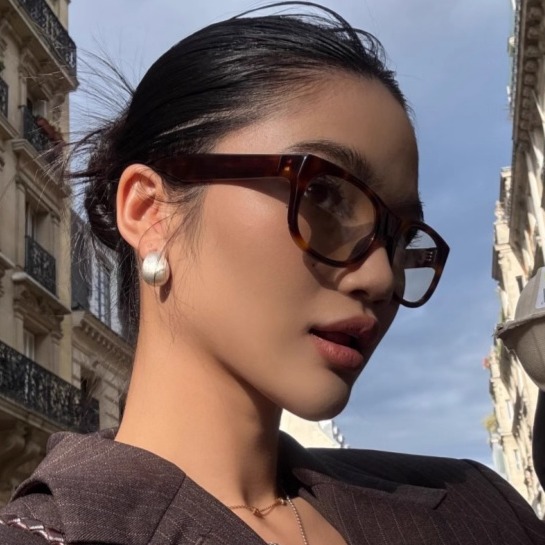 方形豹纹复古美式老钱风素颜眼镜