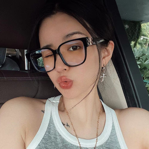 黑框方形素颜眼睛镜框女欧美显瘦