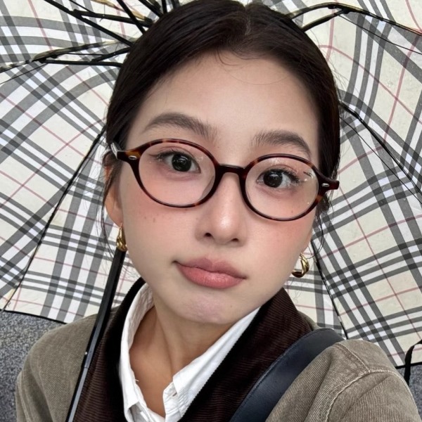 韩版复古椭圆形书呆子豹纹眼镜女学生素颜防蓝光配度数近视平光镜