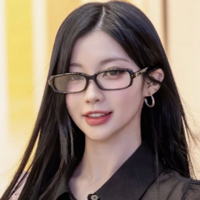 黑框素颜gm眼镜方框老钱风高智感