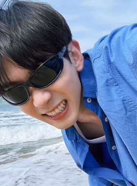 费启鸣同款男士墨镜防紫外线大脸