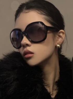 超大框遮脸蛤蟆镜中古款太阳镜