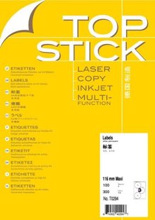 ROM光碟不干胶打印标签直径116mm 100张CD TOPSTICK顶贴T0294