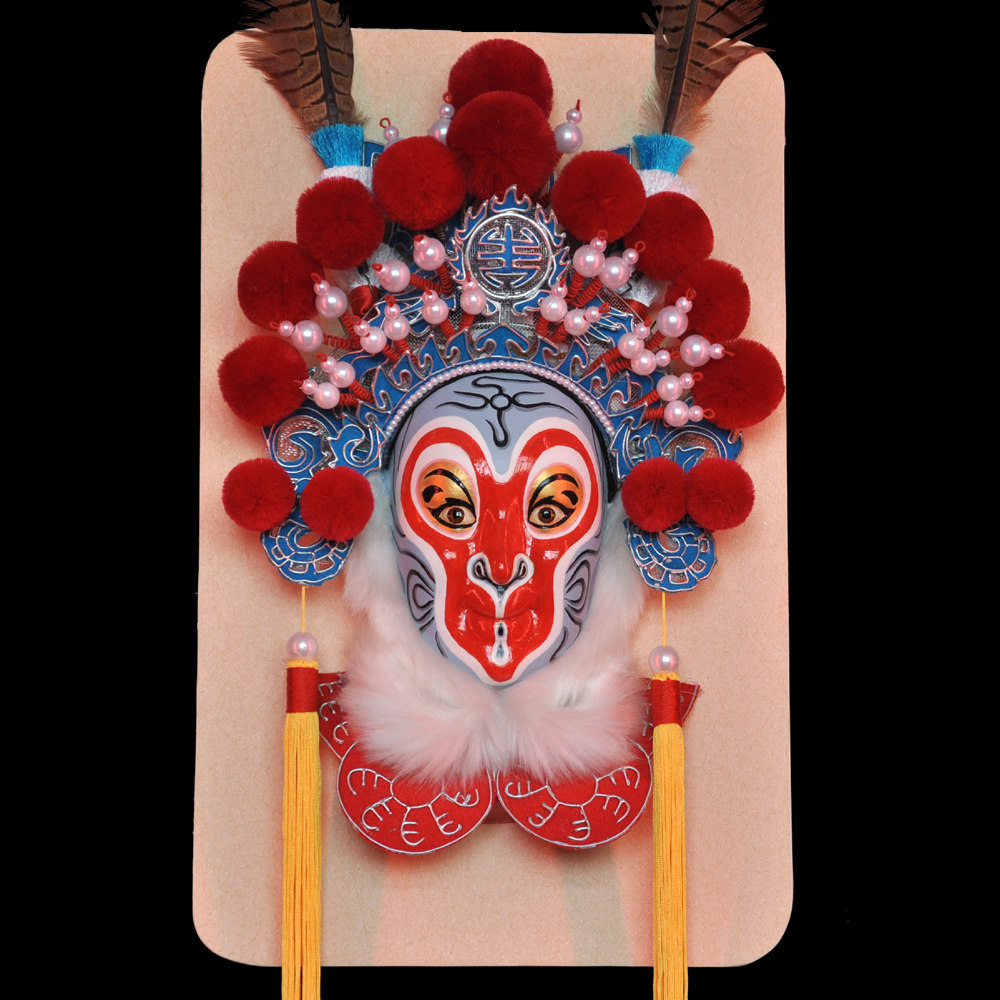 特色工艺品 礼品  高档家居艺术饰品 纯手工京剧脸谱精品 孙悟空