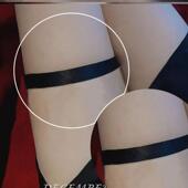 性感拍照可爱大腿圈甜美腿部JK腿饰绑带二次元 大腿绑带蝴蝶结