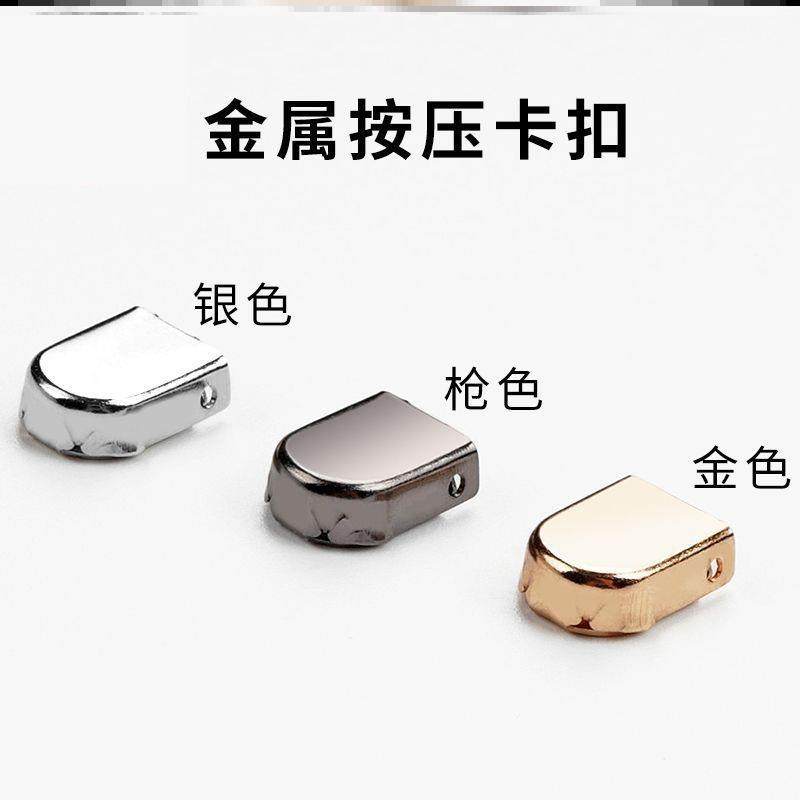 懒人免绑百搭松紧固定器收紧DIY封口扁鞋带夹扣耐用金属鞋带头图片