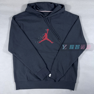 FD7466 卫衣 010 JORDAN男子运动休闲连帽针织薄绒套头衫 Nike耐克