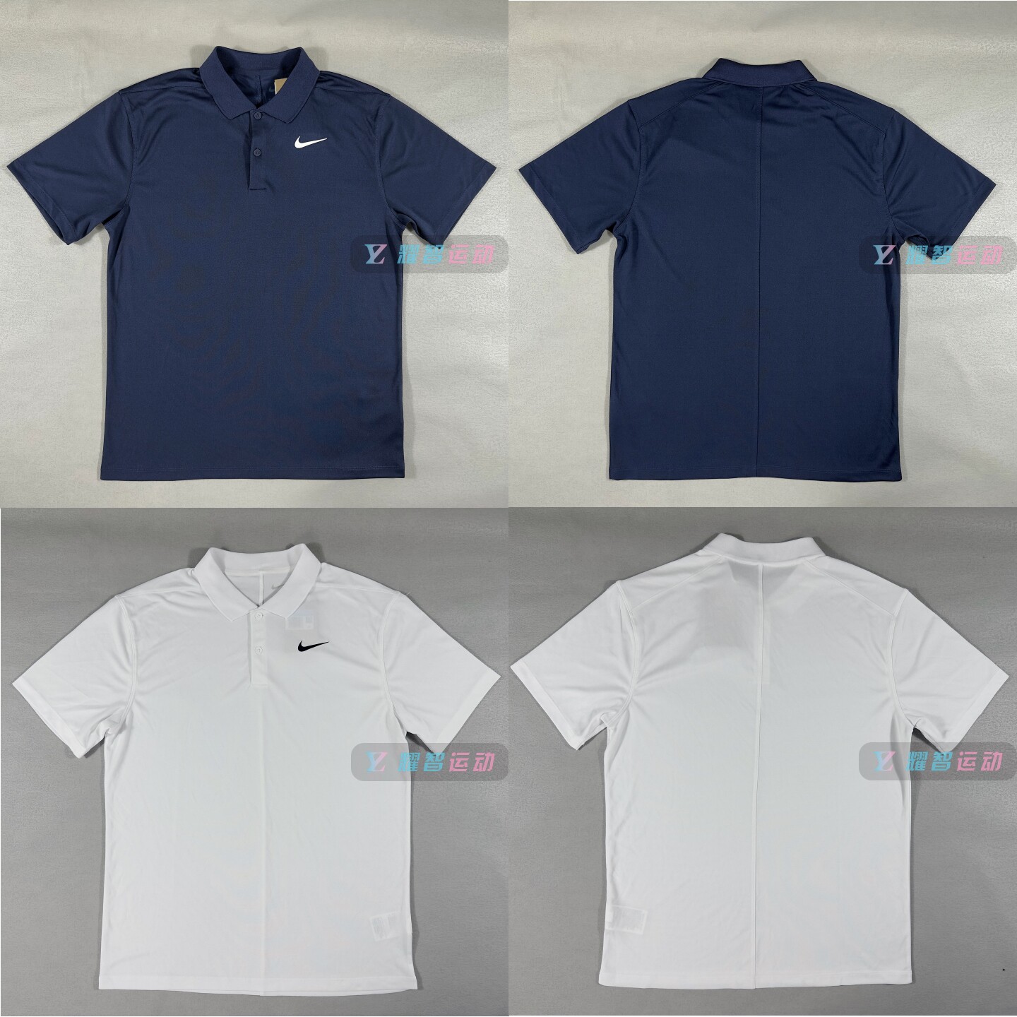 Nike耐克男子网球速干POLO衫训练运动休闲短袖T恤DD8373-100-451
