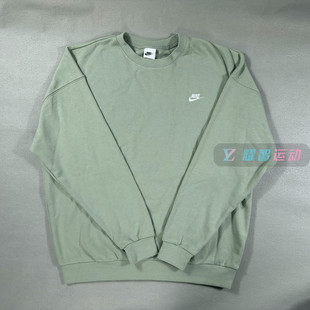 耐克Nike男子刺绣LOGO春秋薄款圆领运动休闲套头卫衣HJ1820-370