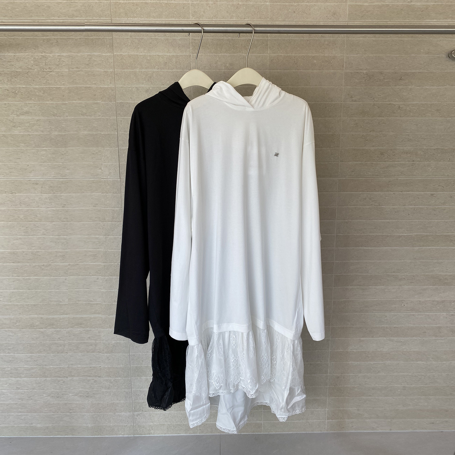 ETHOR 带帽烫钻连衣裙25年秋冬ERFW25 —415D/416D——1680