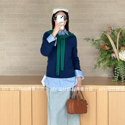 EENK 海军领式针织衫25年秋EEB-1P350-KT01-NV——2450