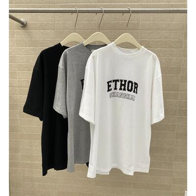 ETHOR 印花LOGO短袖T恤ERSS26-400T/401T/402T——1080