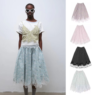 COEMES 碎花复古半身裙25年四月CM2504012——1100