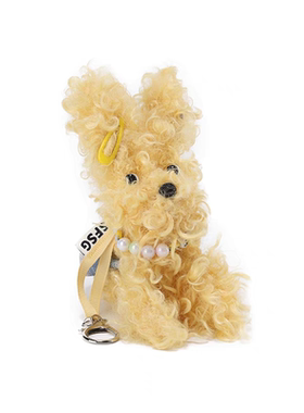 SFSG 黄色潦草小狗挂件25年秋冬SFG4BAC033YEX00F——199