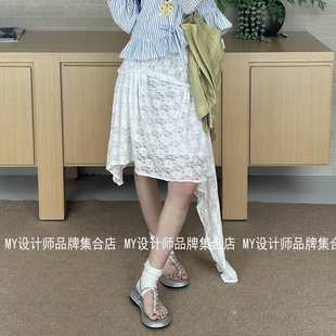 ETHOR 提花抽褶蕾丝半裙ERSS26-016SK——2580