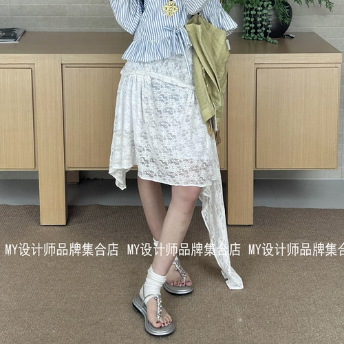 ETHOR 提花抽褶蕾丝半裙ERSS26-016SK——2580