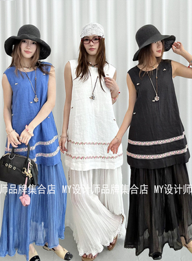 MIMBLANCHE 玫瑰绣黑色连衣裙M20261NFDR002——1380