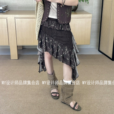 GRAMA GRASS 豆荚纹印花半裙26年春夏G6SSBQA219——1280